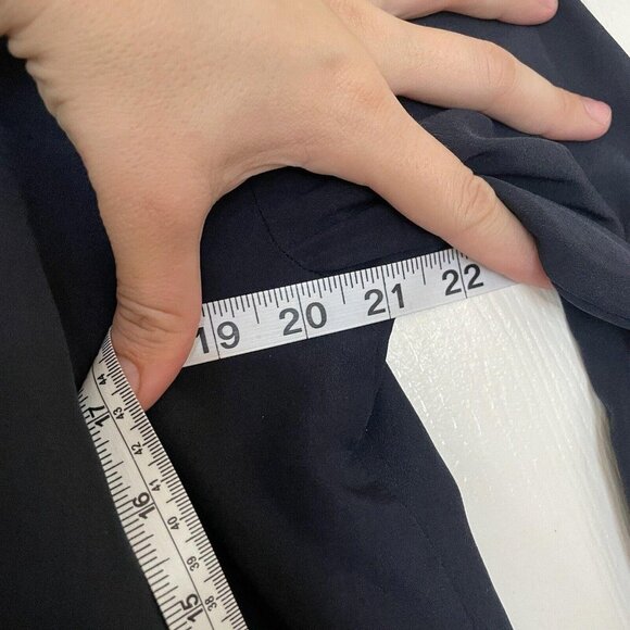 womens michael kors tops Top Blouse Shirt Blue Size 6 - Picture 10 of 11